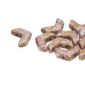 Chevron Duo - Chalk Bronze Luster 10x4mm 1 sträng Hilmas Pyssel