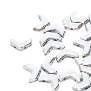 Chevron Duo - Jet Labrador 10x4mm, 1 sträng Hilmas Pyssel