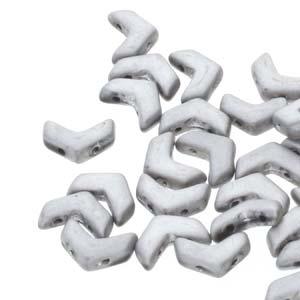 Chevron Duo - Jet Matte Labrador 10x4mm 1 sträng Hilmas Pyssel