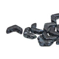Chevron Duo - Jet Picasso 10x4mm, 1 sträng Hilmas Pyssel