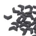 Chevron Duo - Jet Matte 10x4mm, 1 sträng Hilmas Pyssel