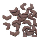 Chevron Duo - Jet Matte Bronze 10x4mm, 1 sträng Hilmas Pyssel