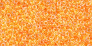 TOHO Demi Round - Luminous Neon Tangerine 11/0, 5 gram TOHO