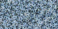 TOHO Demi Round - Inside Color Rainbow Crystal Montana Blue 11/0, 5gram TOHO