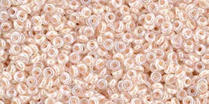 TOHO Demi Round - Inside Color Crystal Blush-Lined 11/0, 5 gram TOHO