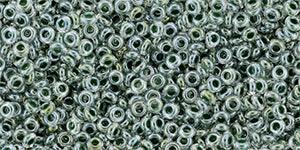 TOHO Demi Round - Inside Color Crystal Emerald-Lined 11/0, 5gram TOHO