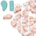 Paisley Duo - Chalk Copper Splash 8x5mm 22 gram Hilmas Pyssel