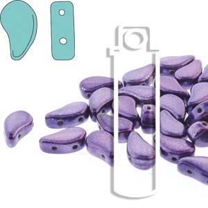Paisley Duo - Metalust Purple 8x5mm 22 gram Hilmas Pyssel