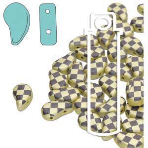 Paisley Duo - Jet Yellow Lazer Checkered 8x5mm 22 gram Hilmas Pyssel