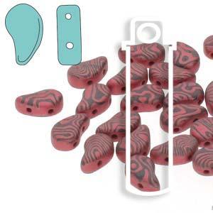 Paisley Duo - Jet Red Lazer Contour 8x5mm 22 gram Hilmas Pyssel