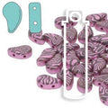 Paisley Duo - Jet Pink Lazer Contour 8x5mm 22 gram Hilmas Pyssel