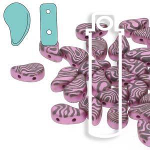 Paisley Duo - Jet Pink Lazer Contour 8x5mm 22 gram Hilmas Pyssel