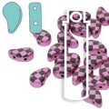 Paisley Duo - Jet Pink Lazer Checkered 8x5mm 22 gram Hilmas Pyssel