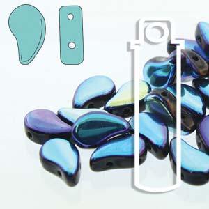 Paisley Duo - Jet Full AB 8x5mm 22 gram Hilmas Pyssel