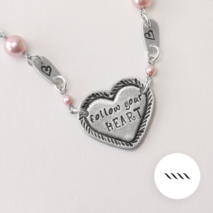 Impressart Tag - Hjärta med hål 29mm (2-pack) ImpressArt