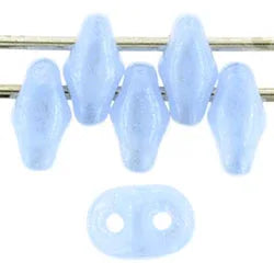 SuperDuo - Luster opal Sapphire, 10 gram Matubo