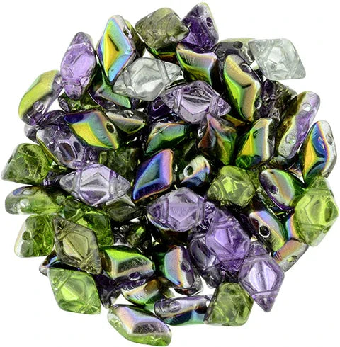 Matubo Gemduo - Magic Line Violet/Green 8x5mm 10 gram Matubo