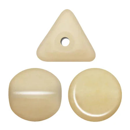 Ilos® Par Puca® - Opaque Beige Ceramic Look, 10 gram Les perles par Puca® - Paris