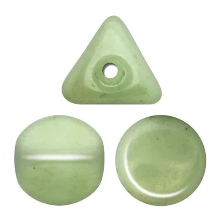 Ilos® Par Puca® - Opaque Light Green Ceramic Look, 10 gram Les perles par Puca® - Paris