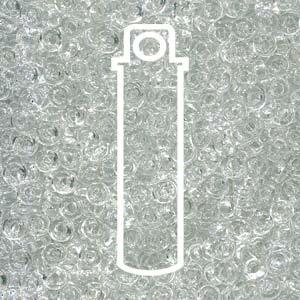 Miyuki Spacer - Crystal 3x1.3mm 8 gram Miyuki