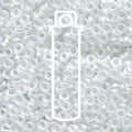 Miyuki Spacer - Crystal Matte AB 3x1.3mm Miyuki