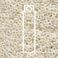 Miyuki Spacer - Ivory Ceylon 3x1.3mm 8 gram Miyuki