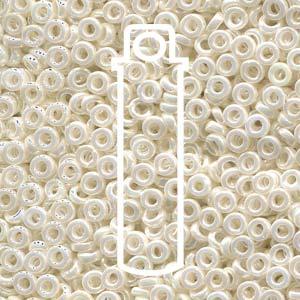 Miyuki Spacer - Ivory Ceylon 3x1.3mm 8 gram Miyuki