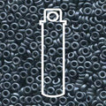 Miyuki Spacer - Matte Blue Grey / Matte Hematite 3x1.3mm Miyuki