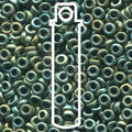 Miyuki Spacer - Matte Met Patina Iris 3x1.3mm 8 gram Miyuki