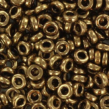 Miyuki Spacer - Metallic Bronze 3x1.3mm 10 gram Miyuki