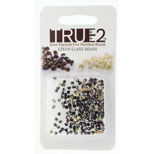 Tjeckiska Firepolish - Jet Marea, True2 mm, 2 gram Hilmas Pyssel