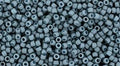 TOHO Seed Beads - Semi-Glazed Blue Turquoise 15/0, 10 Gram TOHO