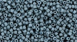 TOHO Seed Beads - Semi-Glazed Blue Turquoise 15/0, 10 Gram TOHO