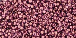 TOHO seed beads - Gold-Lustered Amethyst 15/0, 10 gram TOHO