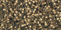 TOHO Seed Beads - Gold Lined Frosted Crystal 15/0, 10 gram TOHO