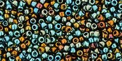 TOHO Seed Beads - Galvanized Blue Gold 15/0, 5 gram TOHO