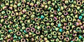 TOHO Seed Beads - Higher-Metallic Iris Olivine 15/0, 10 gram TOHO