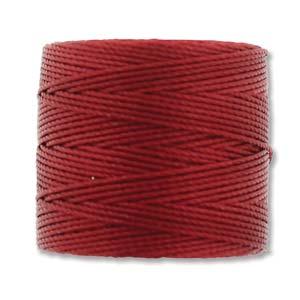 S- Lon bead cord - Red Hot, 1 rulle Hilmas Pyssel