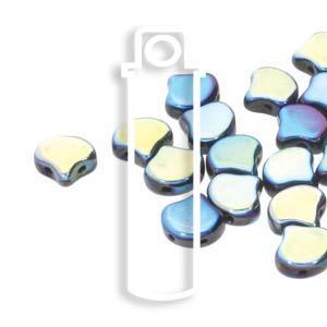 Ginko Duo - Jet Full AB 7,5mm, 10 gram Matubo