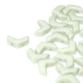 Chevron Duo - Green Luster 10x4mm, 1 sträng Hilmas Pyssel