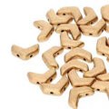 Chevron Duo - Bronze Pale Gold 10x4mm, 1 sträng Hilmas Pyssel