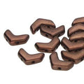 Chevron Duo - Jet Bronze 10x4mm, 1 sträng Hilmas Pyssel