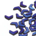 Chevron Duo - Jet Full Azuro 10x4mm, 1 sträng Hilmas Pyssel
