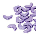 Chevron Duo - Jet Suede Purple 10x4mm, 1 sträng Hilmas Pyssel