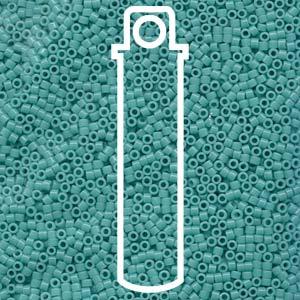 Miyuki Delica - Opaque Green Turquoise 15/0 - 7 gram Miyuki