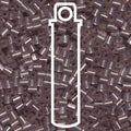 Miyuki Cubes - Matt Silver Lined Smokey Amethyst 3 mm, 20 gram Miyuki