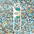 Miyuki Seed Beads - Unions Blue Turquoise Vitrail 11/0 - 24g Miyuki