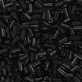 Miyuki Bugle Beads - Opaque Black 3 mm, 10 gram Miyuki
