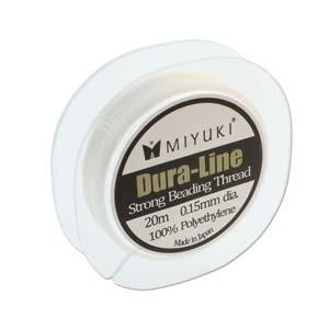 Miyuki Dura-Line - Crystal 0,15mm, 20m Miyuki
