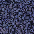 Miyuki Delica - Opaque Glazed Frosted Rainbow Navy Blue 11/0, 5 gram Miyuki